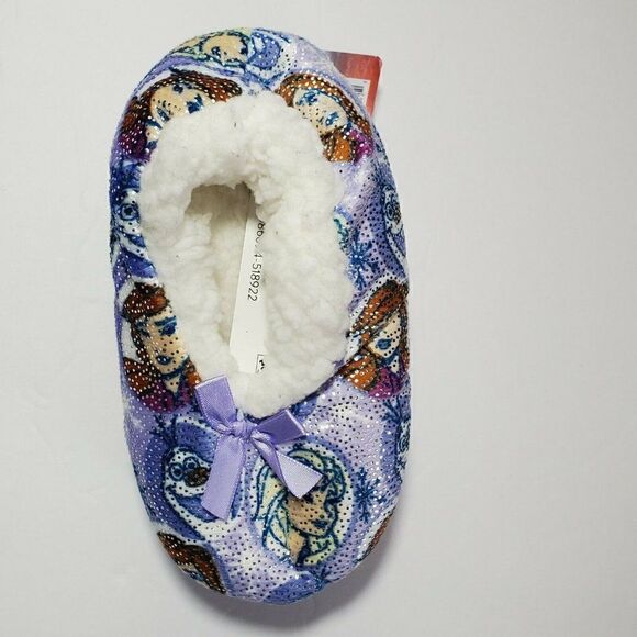 Disney Frozen II Slipper Socks Fuzzy Child S/M - Picture 2 of 6